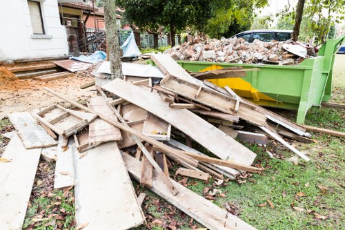 Eco-friendly waste recycling at construction site