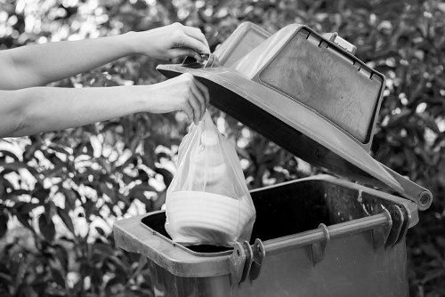 Collection services handling hazardous materials